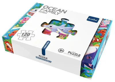 Produktbild von Lernpuzzle Ozean Set - 120 Teile - 6 x 20 Teile Vorschulpuzzle ab 4 Jahren