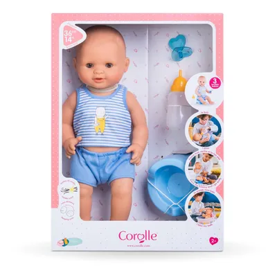 Produktbild von Corolle Babypuppe Paul Trink- und Nässfunktion 36cm weiches Vinyl Badespielzeug