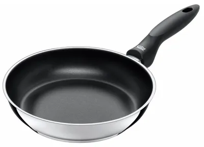 Produktbild von Silit Domus Bratpfanne Induktion 28 cm hoch, Edelstahlpfanne antihaftbeschichtet