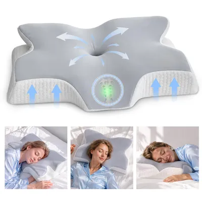 Produktbild von Nackenstützkissen Kopfkissen Nackenkissen Ergonomische Memory Foam Orthopädisches Kissen