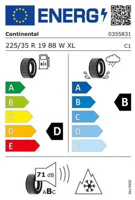 Immagine prodotto di 4 cerchi invernali completi per VW Golf VIII, Golf VII, Eos, Golf V, Golf VI, Jetta, Passat, misura 8x19, pneumatici 225/35 R19, indice di carico e velocità 88W