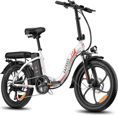 Produktbild von FAFREES F20 Elektrisches Fahrrad  - Motor 250W Akku 36V18Ah 20'' Scheibenbremsen - Weiß