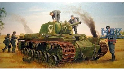Immagine prodotto di Carro armato pesante sovietico KV-8 di Trumpeter, scala 1:35, codice 01565