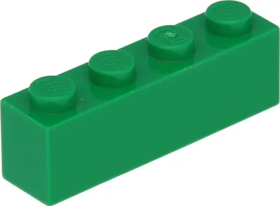Produktbild von Lego® 1 Stück 3010 Stein Brick 1x4 Part Basic Steine 1 Grün