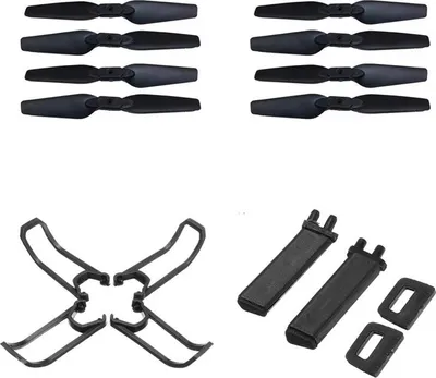 Produktbild von E58 RC Quadcopter Propellerschaufeln Landeschutzabdeckung Schwarzer Fleck