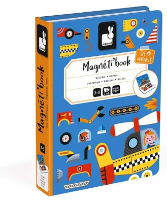 Zdjęcie produktu dla JANOD Racers Magneti'Book, 3 lat(a), Karton, Wielobarwny