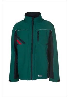 Produktbild von Planam Highline Softshelljacke grün/schwarz/rot Gr. XXXL, 2385064