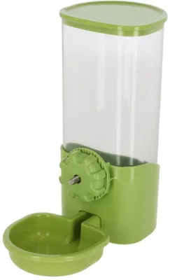 Produktbild von KERBL Wasserspender 850 ml – transparent GrÃ1/4n (Kunststoff, fÃ1/4r Kleintiere)
