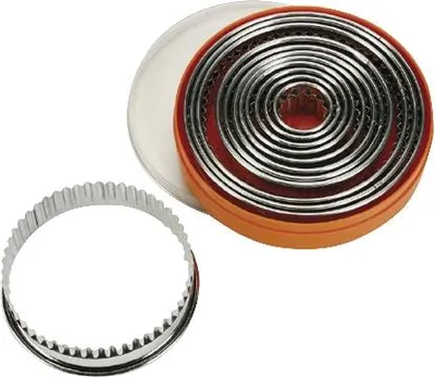 
Ausstechersatz rund, gezackt, Höhe: 30mm