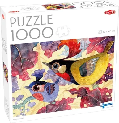 Immagine prodotto di Puzzle 1000 Uccelli colorati ad acqua