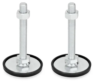 Obrázek produktu pro stelvoet – průměr nožičky 50 mm, pryžová podložka, pozinkovaná ocel, 2 kusy