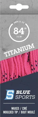 Produktbild von BLUE SPORTS Titanium Pro Schnürsenkel gewachst, Farbe:pnk, Größe:84'/213cm
