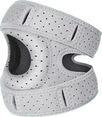 Produktbild von 1 Stück/2 Stück Patella-Knieorthese, doppelter Patellasehnen-Stützgurt zur Schmerzlinderung bei Meniskusrissen, verstellbarer Patellastabilisator, Knieschoner für Läufer, Tennis, Arthritis