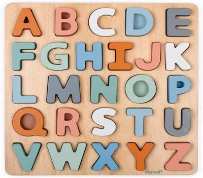 Obrázok produktu pre Abecedné puzzle JANOD s tabuľkou