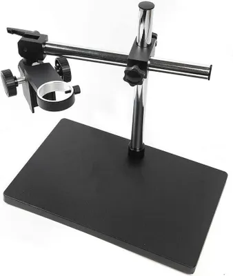Zdjęcie produktu dla Stojak do mikroskopu Uchwyt do mikroskopu cyfrowego Stojak wspornikowy Regulowany w zakresie 10-265 mm do przemysłowych stojaków mikroskopowych