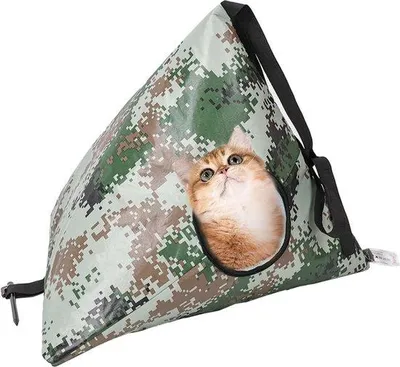 Produktbild von Famanu Katzenhaus Winterfest Wasserdicht - Faltbar und Warm - Geeignet für Streunerkatzen im Freien
