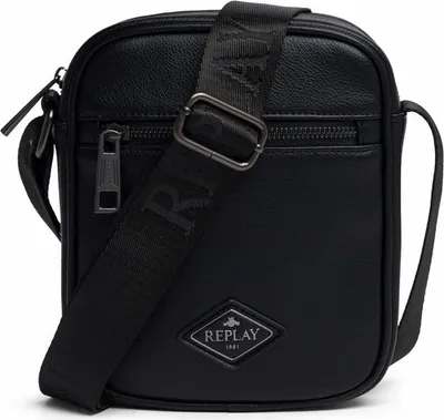 Image de REPLAY sac à épaule bandoulière Reporter Bag Black noir