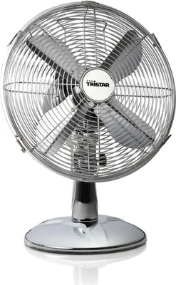 Produktbild von Tristar VE-5953 Ventilator, Haushalts-Lamellenlüfter, Silber, Tisch, Metall, 58,6 dB, 1300 RPM