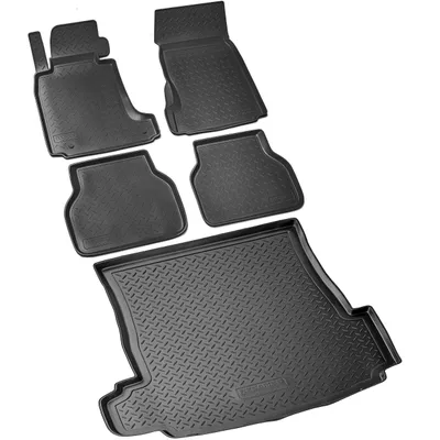 Produktbild von Fußmatten & Kofferraumwanne Set passend für  BMW 5er E39 Limousine, 1995-2003