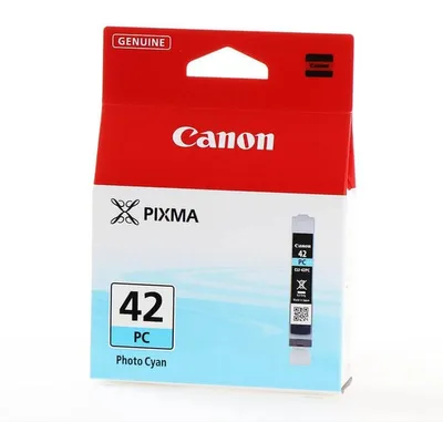 Produktbild von Canon CLI-42PC Tinte Foto-Cyan, Standardertrag, Foto zyan, Tinte auf Farbstoffbasis, 1 Stück(e), 292 Seiten