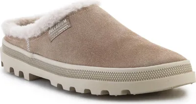 Produktbild von PALLADIUM Palladune Mule Warm - Slipper Hausschuhe Leder Beige 74337-271-M , EU 41 UK 7