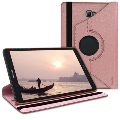 Produktbild von kwmobile Schutzhülle kompatibel mit Samsung Galaxy Tab A 10.1 (S-Pen) (2016) - Hülle 360° Tablet Cover Case Rosegold