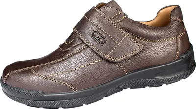 Produktbild von Jomos Herren Halbschuh Echtleder Klettverschluss braun , Herren:43 EU