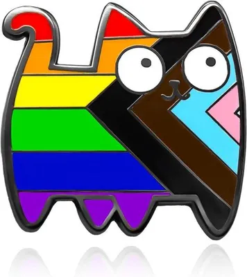 Immagine prodotto di Spille arcobaleno per i vestiti, accessori LGBTQ, gatti, idea regalo