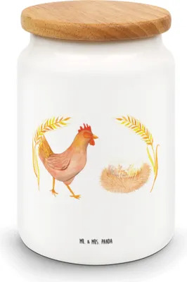 Produktbild von Mr. & Mrs. Panda Frischhaltedose Huhn Stolz - Weiß - Geschenk, zuckerdose, Dose, Schwangerschaft, behälter, Landwirtin, aufbewahrungsbehälter, Hof, Hühner, Bauernhof