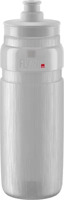 Image de ELITE FLY TEX Bidon Transparent Gris Logo 750ml SUPER LIGHT BPA FREE