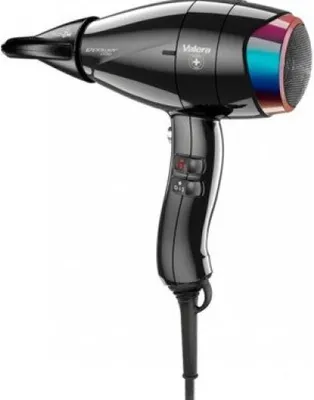 Imagen del producto de Secador de pelo profesional Valera Swiss EP2010 EQ RC, color negro, con tecnología de ionización para un cabello brillante e hidratado