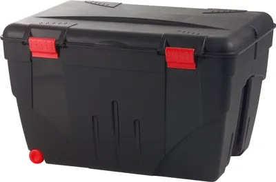 Produktbild von EDA Aufbewahrungsbox TRAFIC 200 Liter schwarz / rot