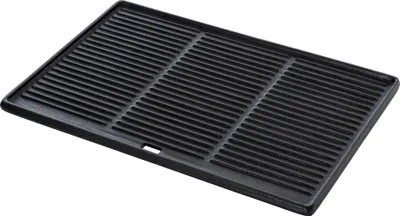 Produktbild von CLP Grillplatte aus emailliertem Gusseisen korrosionsbeständig,anthrazit 48.5x32 cm