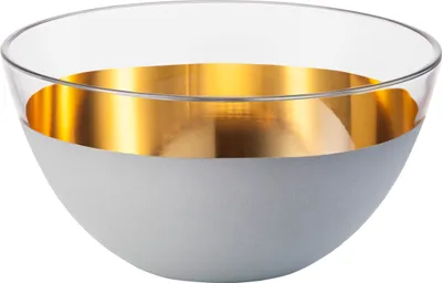 Immagine prodotto di Eisch Schale Cosmo Weiß, Salatschale, Dessertschale, Kristallglas, Weiß, Gold, 14 cm, 72356714