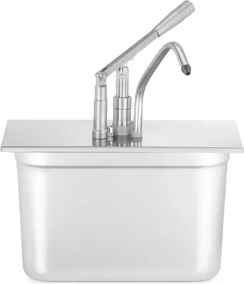 Zdjęcie produktu dla Pokrywa Do Pojemnika Gn 1/3 Z Dyspenserem Dozownikiem - Hendi 558157