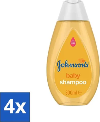 Zdjęcie produktu dla Johnson's Baby Shampoo - Delikatny dla oczu - 300 ml - Value pack - 4 szt