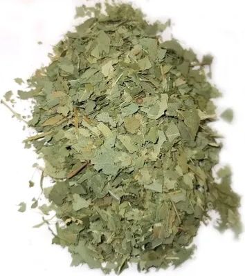 Produktbild von Räucherwerk, Eukalyptusblätter, 100 g geschnitten.