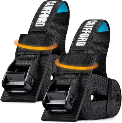 Zdjęcie produktu dla Szerokie pasy mocujące 38 mm, 2–5,5 m, 400/800 kg do samochodu, motocykla, deski SUP