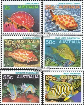 Produktbild von Briefmarken Australien 1984 Mi 879-884 (kompl.Ausg.) postfrisch Tiere