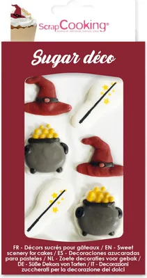 Image de Décosucres Sorcier Décorations Gâteaux Thème Sorcier - Scrapcooking