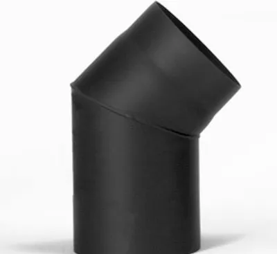 Produktbild von FireFix Ofenrohrbogen 45°, Ø 150 mm, dunkelgrau