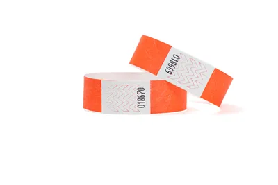 Produktbild von 200 tyvek armbänder sunfire rot, Eintrittsbänder, Einlassbänder