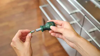 Productafbeelding van Handgereedschap: Korte schroevendraaier met bits
