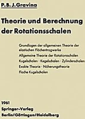 Obrázok produktu pre Theorie und Berechnung der Rotationsschalen
