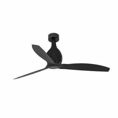 Obrázek produktu pro Energeticky úsporný stropní ventilátor Mini Eterfan černý matný 128 cm s dálkovým ovládáním
