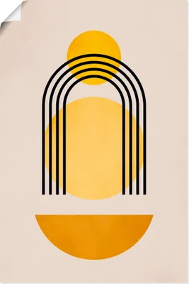 Produktbild von ARTland Poster Geometrica Nr. 5 Größe: 40x60 cm