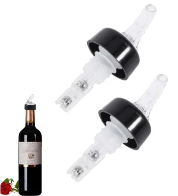 2 Stück Dosierausgießer 50 ml, Messflasche, Weiß