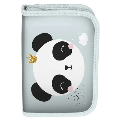 Immagine prodotto di Astuccio per matite Paso Panda con accessori PP23PQ-P001 19,5 x 13 x 3,5 cm