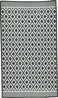 Zdjęcie produktu dla Dywan balkonowy na zewnątrz taras balkonowy 150x90 cm czarny