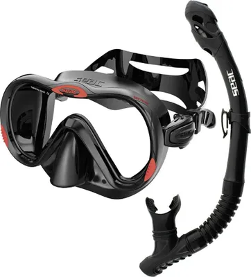 Image de Seacsub Boss Dry Kit de plongée libre Noir Noir One Size